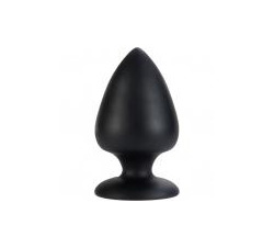 Colt XL Big Boy Silicone Anal Plug Black 4.5 Inch 